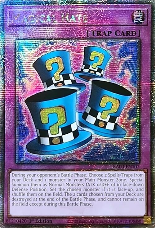 Magical Hats (Quarter Century Secret Rare) [RA03-EN107] Quarter Century Secret Rare | Exor Games Summserside