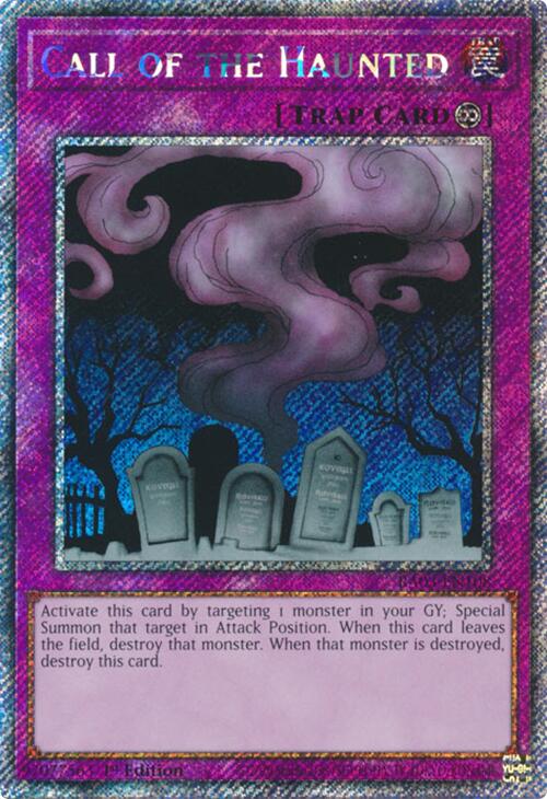 Call of the Haunted (Platinum Secret Rare) [RA03-EN108] Platinum Secret Rare | Exor Games Summserside