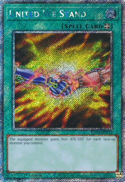 United We Stand (Platinum Secret Rare) [RA03-EN112] Platinum Secret Rare | Exor Games Summserside