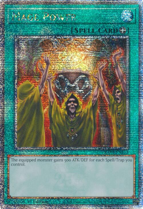 Mage Power (Quarter Century Secret Rare) [RA03-EN113] Quarter Century Secret Rare | Exor Games Summserside