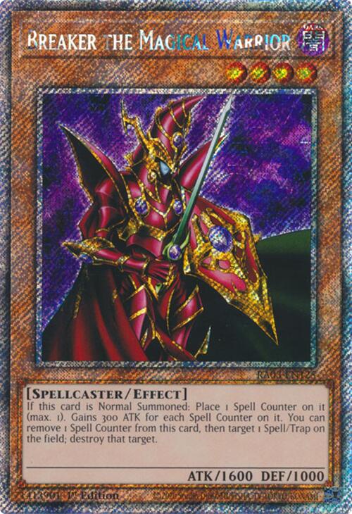 Breaker the Magical Warrior (Platinum Secret Rare) [RA03-EN125] Platinum Secret Rare | Exor Games Summserside
