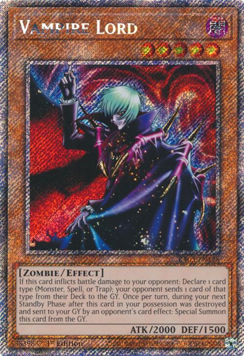 Vampire Lord (Platinum Secret Rare) [RA03-EN128] Platinum Secret Rare | Exor Games Summserside