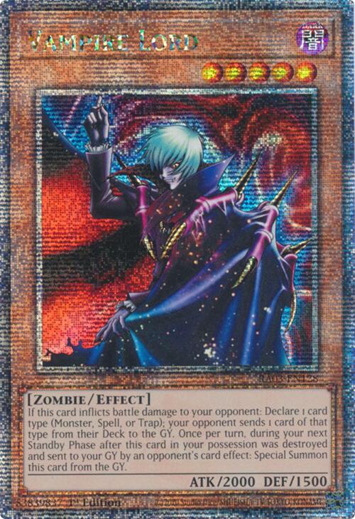 Vampire Lord (Quarter Century Secret Rare) [RA03-EN128] Quarter Century Secret Rare | Exor Games Summserside