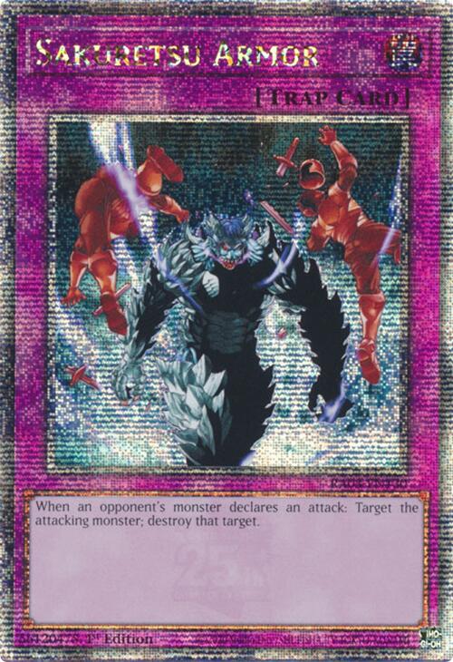 Sakuretsu Armor (Quarter Century Secret Rare) [RA03-EN130] Quarter Century Secret Rare | Exor Games Summserside