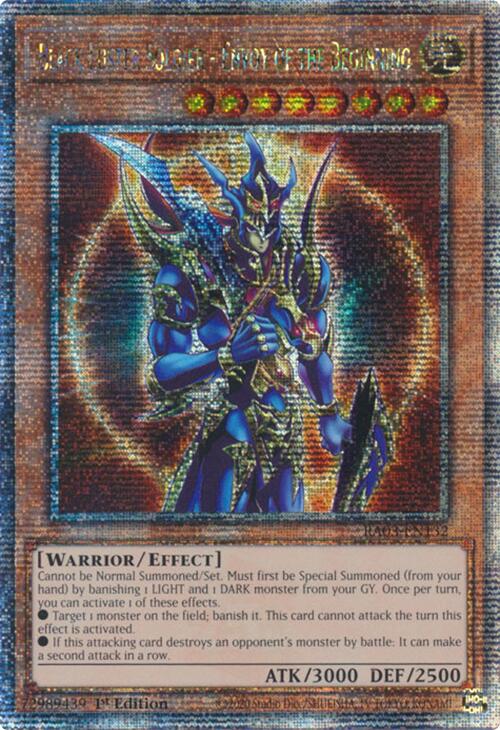 Black Luster Soldier - Envoy of the Beginning (Quarter Century Secret Rare) [RA03-EN132] Quarter Century Secret Rare | Exor Games Summserside