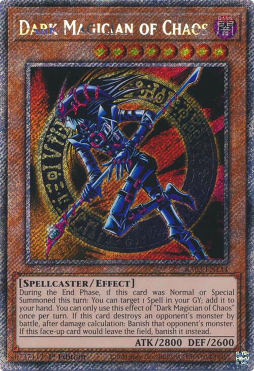 Dark Magician of Chaos (Platinum Secret Rare) [RA03-EN134] Platinum Secret Rare | Exor Games Summserside