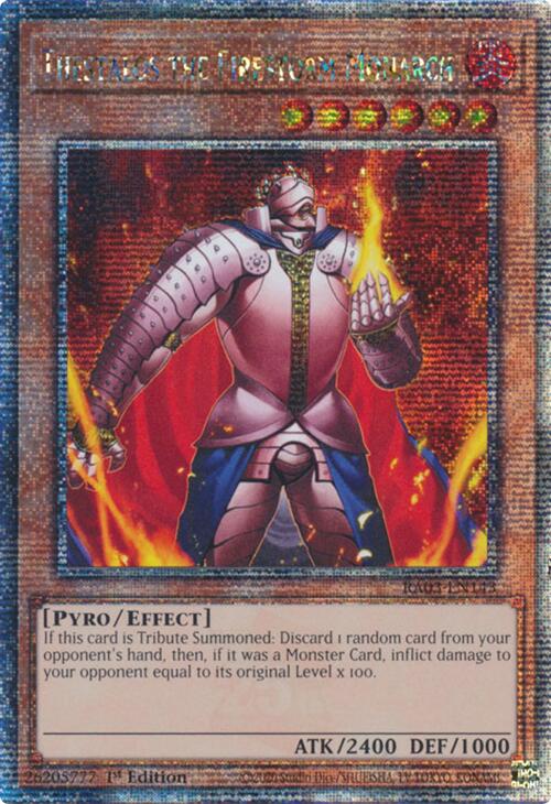 Thestalos the Firestorm Monarch (Quarter Century Secret Rare) [RA03-EN143] Quarter Century Secret Rare | Exor Games Summserside