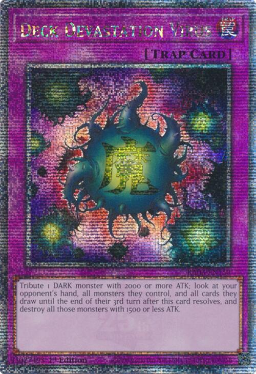 Deck Devastation Virus (Quarter Century Secret Rare) [RA03-EN150] Quarter Century Secret Rare | Exor Games Summserside