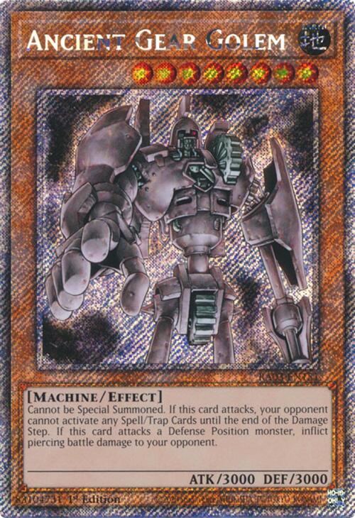 Ancient Gear Golem (Platinum Secret Rare) [RA03-EN151] Platinum Secret Rare | Exor Games Summserside