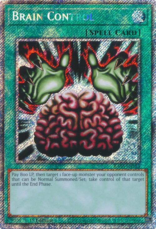 Brain Control (Platinum Secret Rare) [RA03-EN154] Platinum Secret Rare | Exor Games Summserside