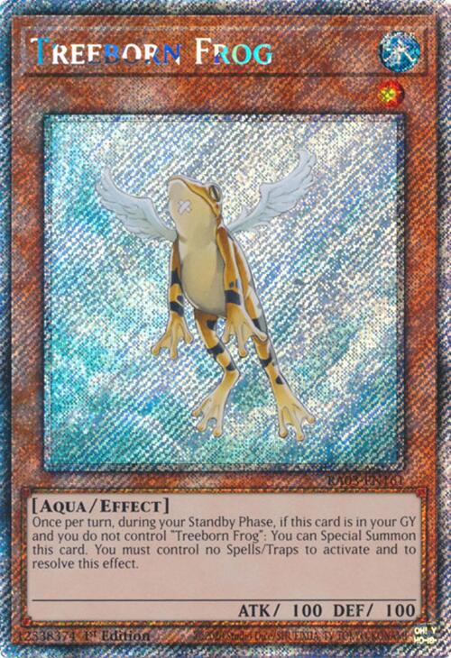 Treeborn Frog (Platinum Secret Rare) [RA03-EN161] Platinum Secret Rare | Exor Games Summserside
