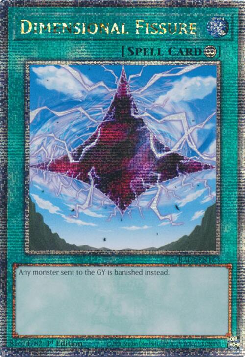 Dimensional Fissure (Quarter Century Secret Rare) [RA03-EN163] Quarter Century Secret Rare | Exor Games Summserside