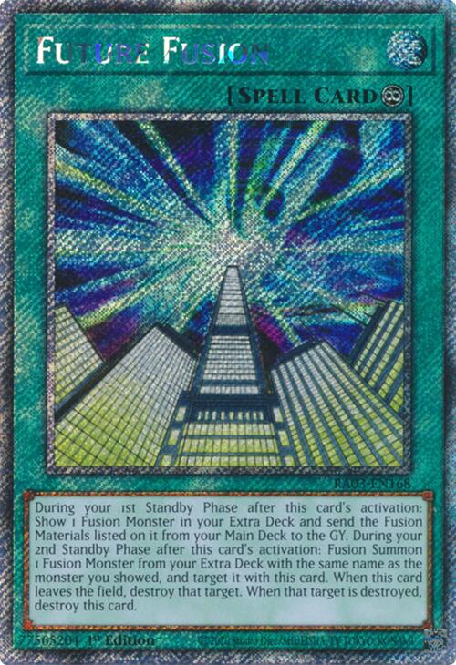 Future Fusion (Platinum Secret Rare) [RA03-EN168] Platinum Secret Rare | Exor Games Summserside