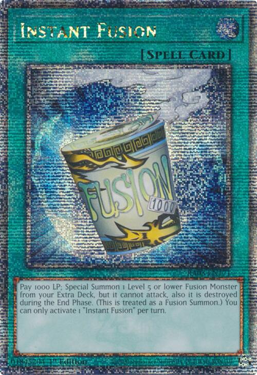 Instant Fusion (Quarter Century Secret Rare) [RA03-EN171] Quarter Century Secret Rare | Exor Games Summserside