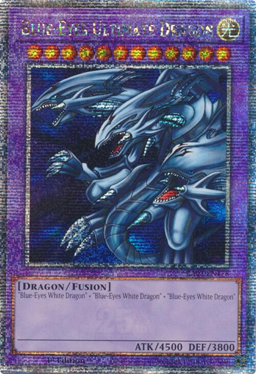 Blue-Eyes Ultimate Dragon (Quarter Century Secret Rare) [RA03-EN178] Quarter Century Secret Rare | Exor Games Summserside