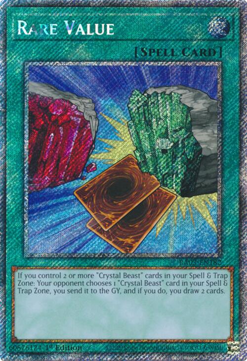 Rare Value (Platinum Secret Rare) [RA03-EN182] Platinum Secret Rare | Exor Games Summserside