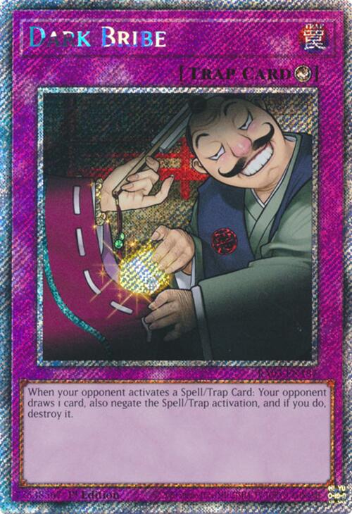 Dark Bribe (Platinum Secret Rare) [RA03-EN187] Platinum Secret Rare | Exor Games Summserside