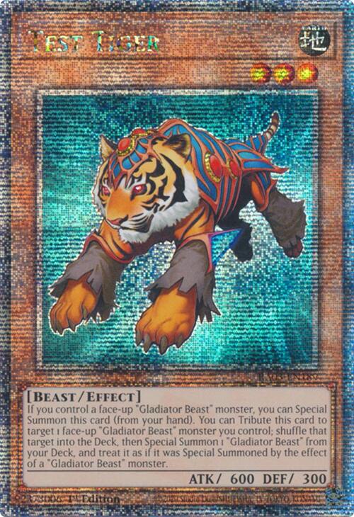 Test Tiger (Quarter Century Secret Rare) [RA03-EN189] Quarter Century Secret Rare | Exor Games Summserside