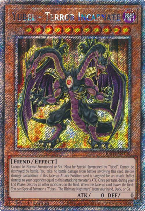 Yubel - Terror Incarnate (Platinum Secret Rare) [RA03-EN190] Platinum Secret Rare | Exor Games Summserside