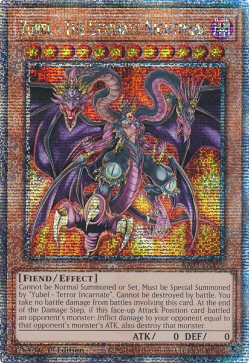 Yubel - The Ultimate Nightmare (Quarter Century Secret Rare) [RA03-EN191] Quarter Century Secret Rare | Exor Games Summserside