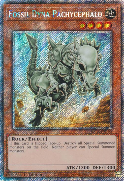 Fossil Dyna Pachycephalo (Platinum Secret Rare) [RA03-EN195] Platinum Secret Rare | Exor Games Summserside