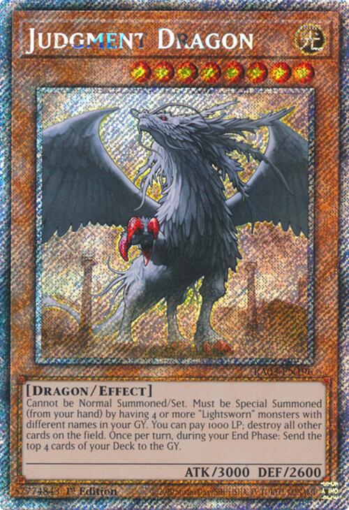 Judgment Dragon (Platinum Secret Rare) [RA03-EN196] Platinum Secret Rare | Exor Games Summserside