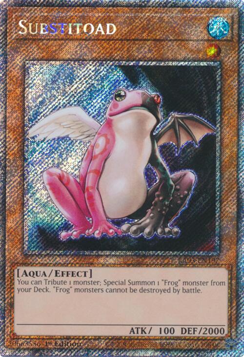 Substitoad (Platinum Secret Rare) [RA03-EN197] Platinum Secret Rare | Exor Games Summserside
