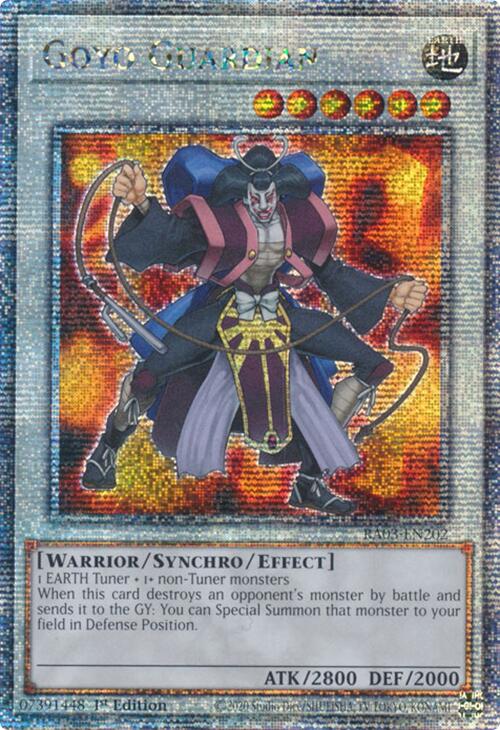 Goyo Guardian (Quarter Century Secret Rare) [RA03-EN202] Quarter Century Secret Rare | Exor Games Summserside