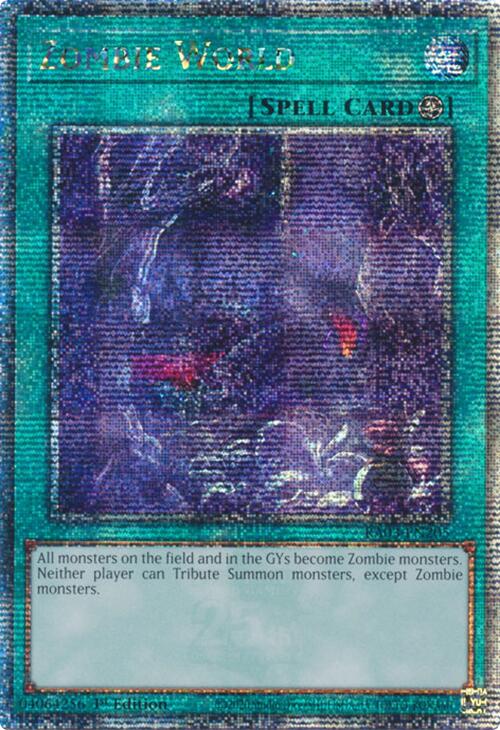 Zombie World (Quarter Century Secret Rare) [RA03-EN205] Quarter Century Secret Rare | Exor Games Summserside