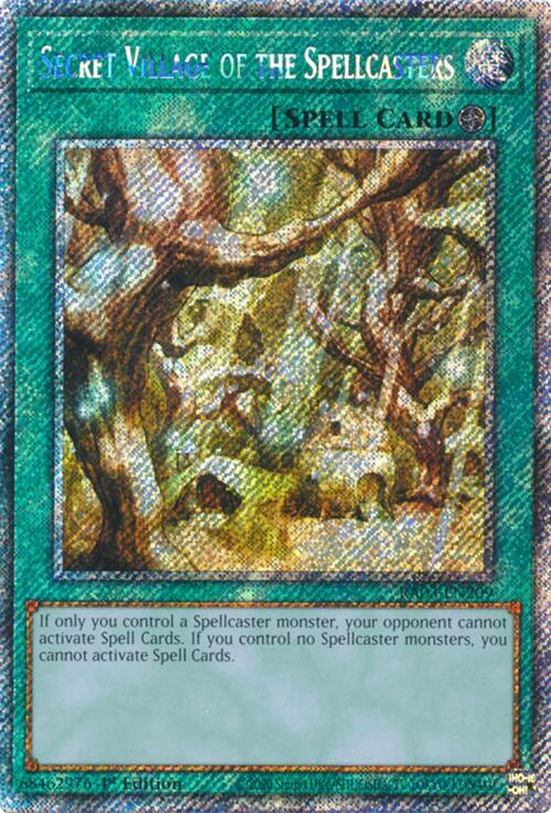 Secret Village of the Spellcasters (Platinum Secret Rare) [RA03-EN209] Platinum Secret Rare | Exor Games Summserside