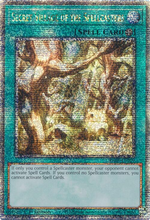 Secret Village of the Spellcasters (Quarter Century Secret Rare) [RA03-EN209] Quarter Century Secret Rare | Exor Games Summserside