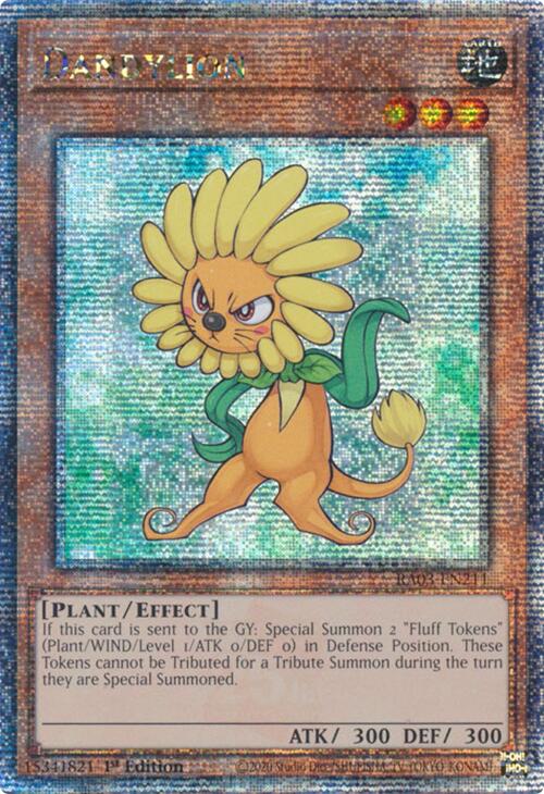 Dandylion (Quarter Century Secret Rare) [RA03-EN211] Quarter Century Secret Rare | Exor Games Summserside