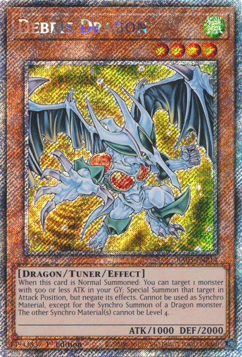 Debris Dragon (Platinum Secret Rare) [RA03-EN214] Platinum Secret Rare | Exor Games Summserside