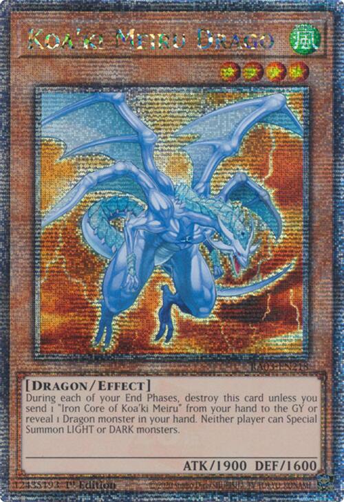 Koa'ki Meiru Drago (Quarter Century Secret Rare) [RA03-EN218] Quarter Century Secret Rare | Exor Games Summserside