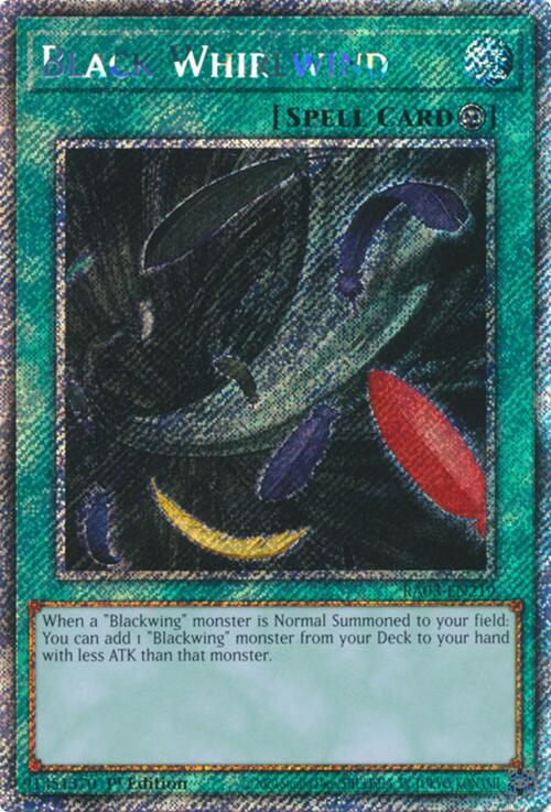 Black Whirlwind (Platinum Secret Rare) [RA03-EN219] Platinum Secret Rare | Exor Games Summserside