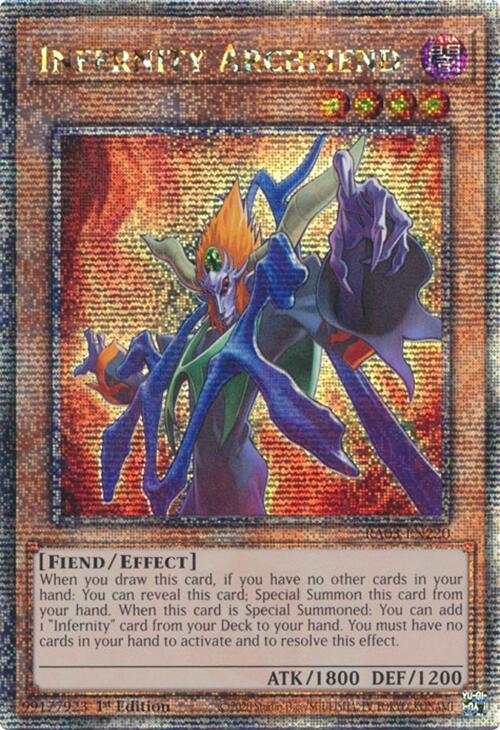 Infernity Archfiend (Quarter Century Secret Rare) [RA03-EN220] Quarter Century Secret Rare | Exor Games Summserside