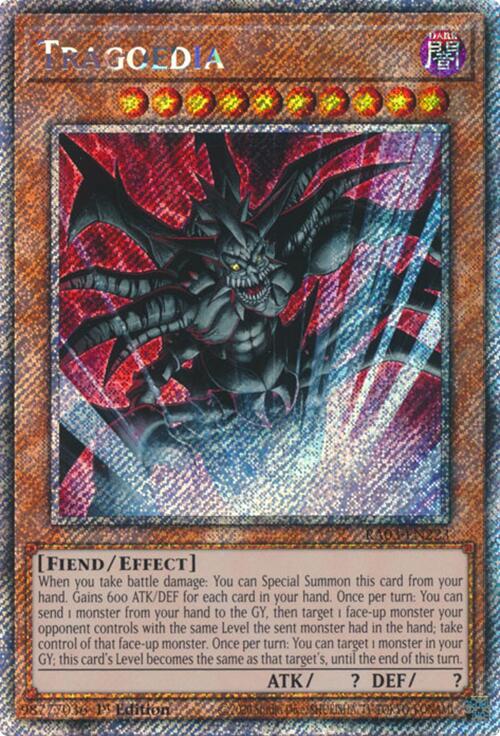 Tragoedia (Platinum Secret Rare) [RA03-EN223] Platinum Secret Rare | Exor Games Summserside