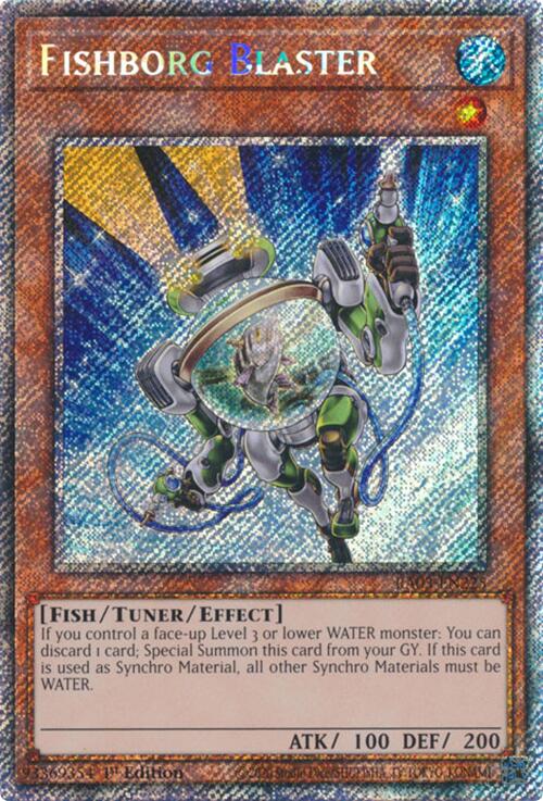 Fishborg Blaster (Platinum Secret Rare) [RA03-EN225] Platinum Secret Rare | Exor Games Summserside