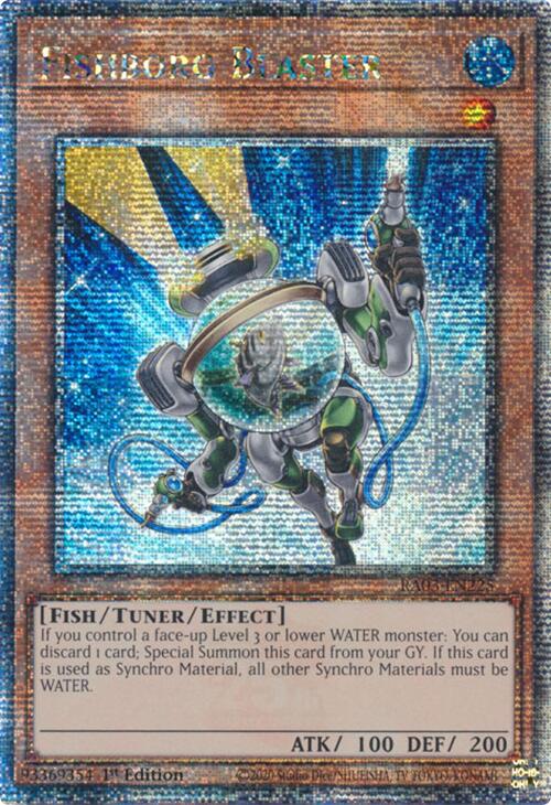 Fishborg Blaster (Quarter Century Secret Rare) [RA03-EN225] Quarter Century Secret Rare | Exor Games Summserside