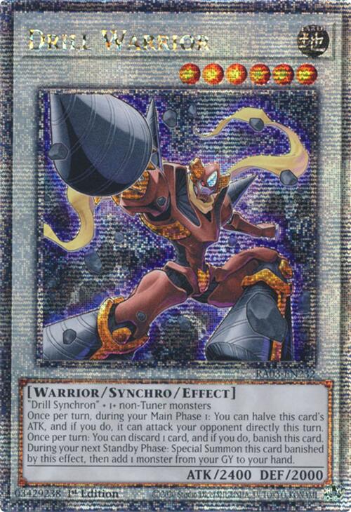 Drill Warrior (Quarter Century Secret Rare) [RA03-EN232] Quarter Century Secret Rare | Exor Games Summserside