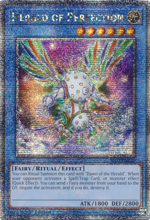 Herald of Perfection (Quarter Century Secret Rare) [RA03-EN237] Quarter Century Secret Rare | Exor Games Summserside