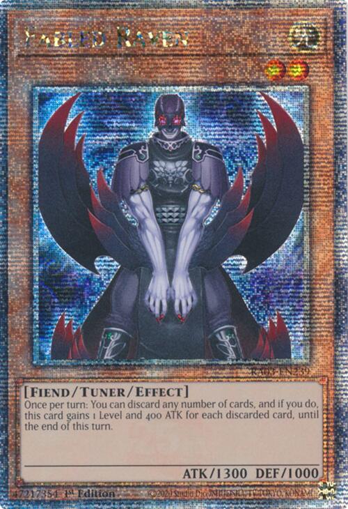 Fabled Raven (Quarter Century Secret Rare) [RA03-EN239] Quarter Century Secret Rare | Exor Games Summserside