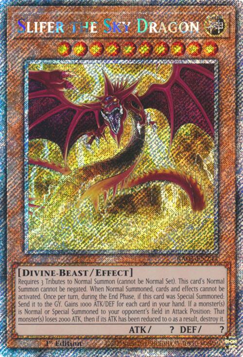 Slifer the Sky Dragon (Platinum Secret Rare) [RA03-EN244] Platinum Secret Rare | Exor Games Summserside