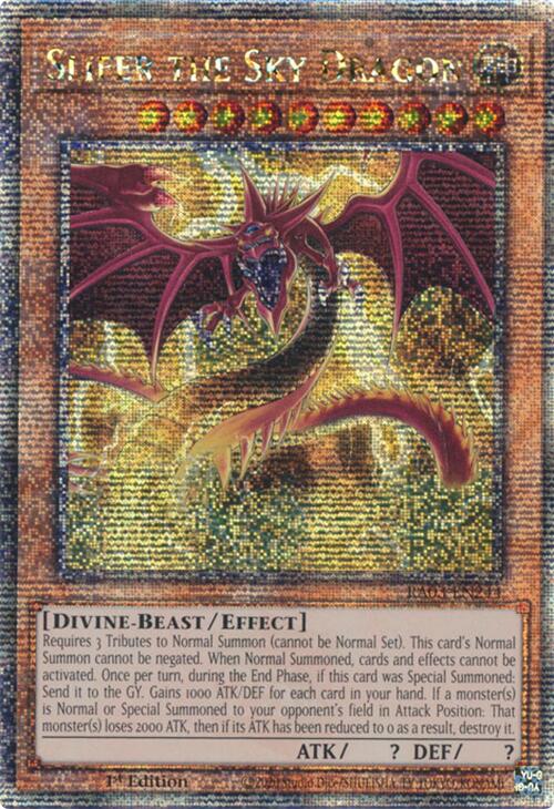 Slifer the Sky Dragon (Quarter Century Secret Rare) [RA03-EN244] Quarter Century Secret Rare | Exor Games Summserside
