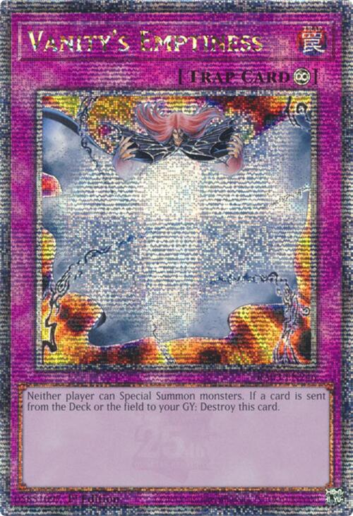 Vanity's Emptiness (Quarter Century Secret Rare) [RA03-EN246] Quarter Century Secret Rare | Exor Games Summserside