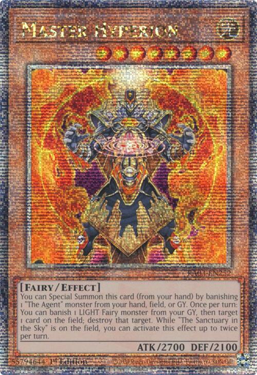 Master Hyperion (Quarter Century Secret Rare) [RA03-EN252] Quarter Century Secret Rare | Exor Games Summserside