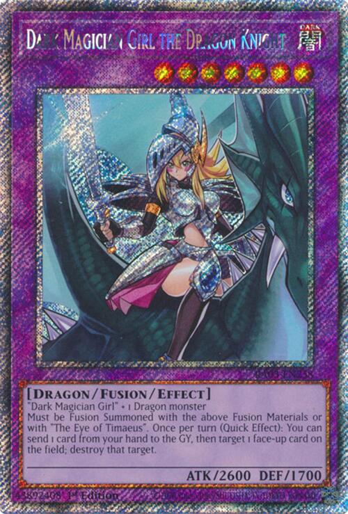 Dark Magician Girl the Dragon Knight (Platinum Secret Rare) [RA03-EN258] Platinum Secret Rare | Exor Games Summserside