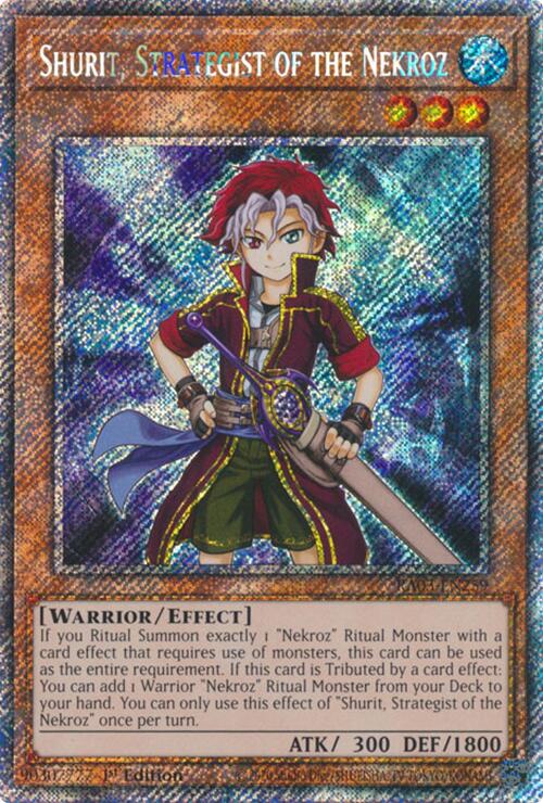 Shurit, Strategist of the Nekroz (Platinum Secret Rare) [RA03-EN259] Platinum Secret Rare | Exor Games Summserside