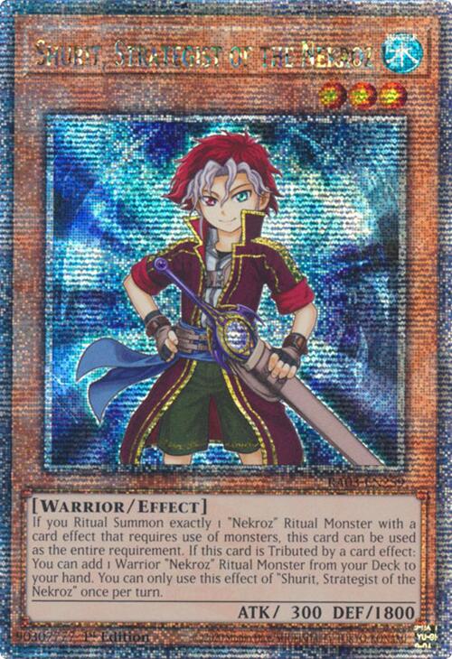 Shurit, Strategist of the Nekroz (Quarter Century Secret Rare) [RA03-EN259] Quarter Century Secret Rare | Exor Games Summserside