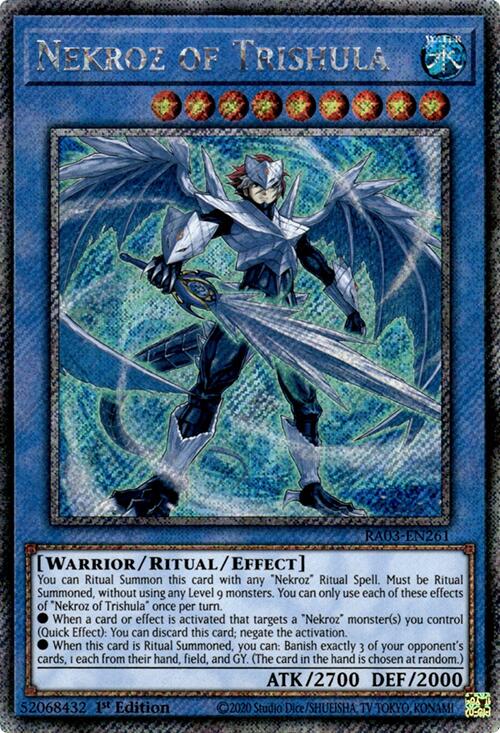 Nekroz of Trishula (Platinum Secret Rare) [RA03-EN261] Platinum Secret Rare | Exor Games Summserside